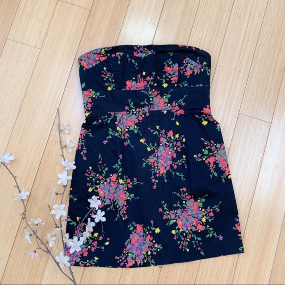 FREE PEOPLE Poison Apple strapless minidress, 6.